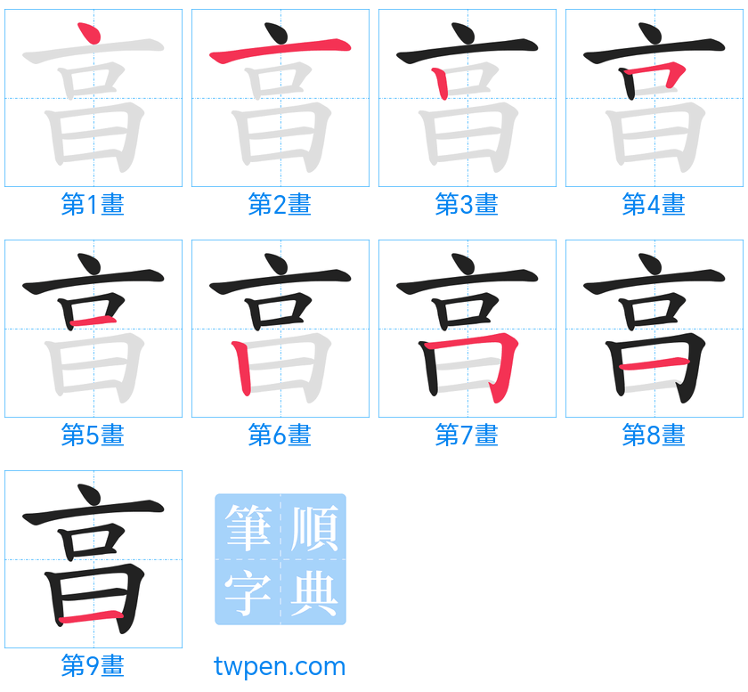 “「亯」的筆畫”