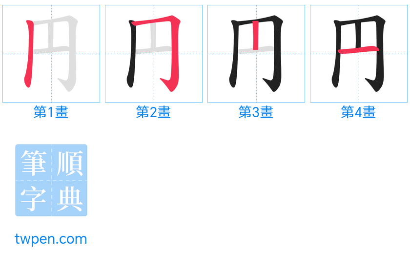 “「円」的筆畫”