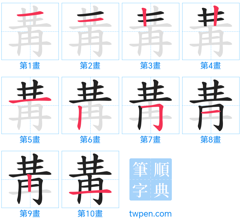 “「冓」的筆畫”