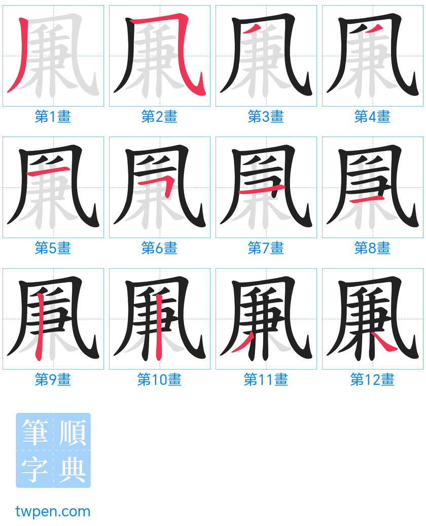 “「凲」的筆畫”