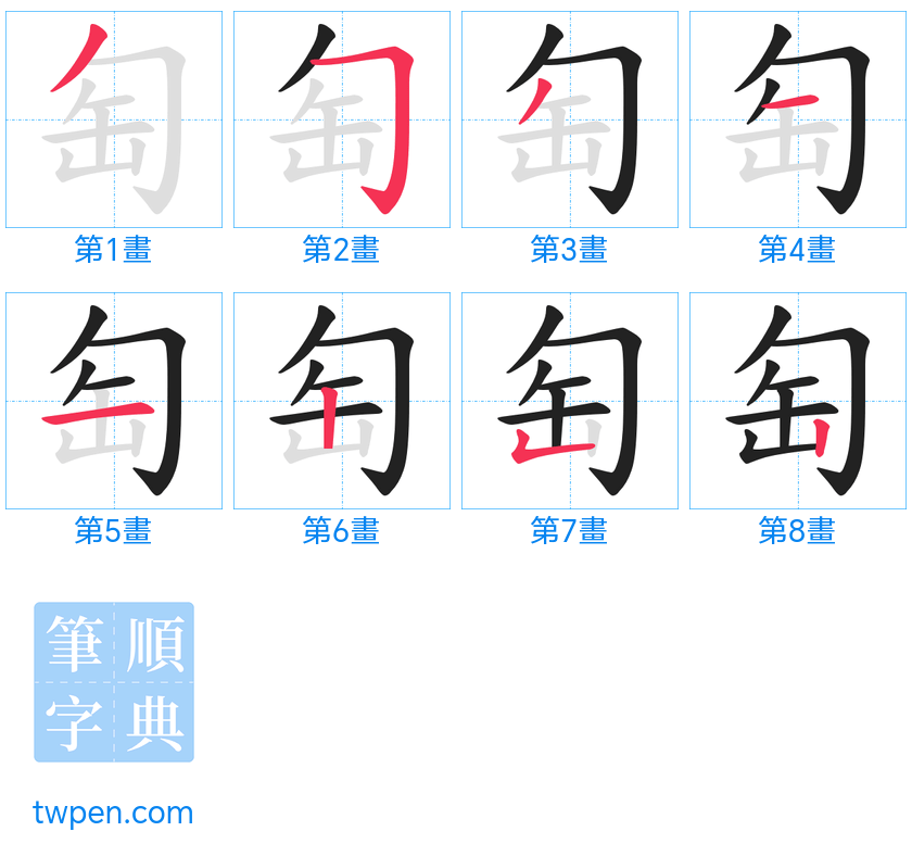 “「匋」的筆畫”