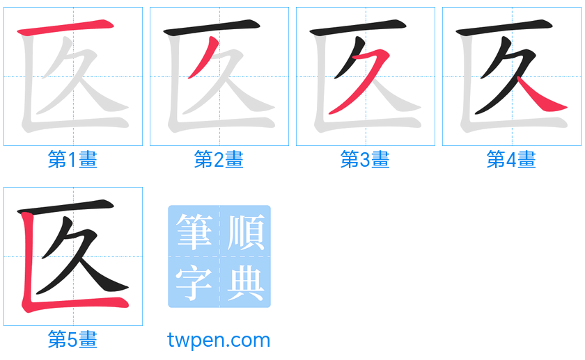 “「匛」的筆畫”