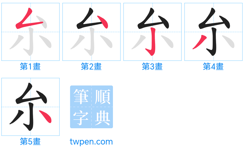 “「厼」的筆畫”