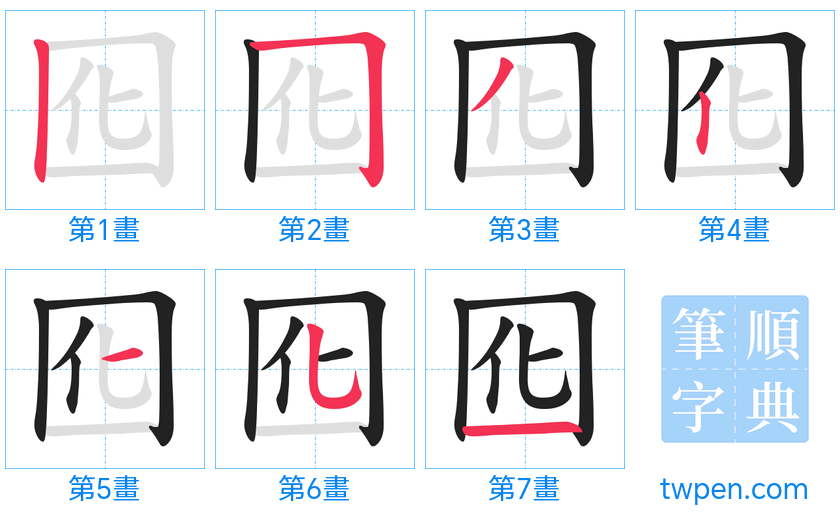 “「囮」的筆畫”