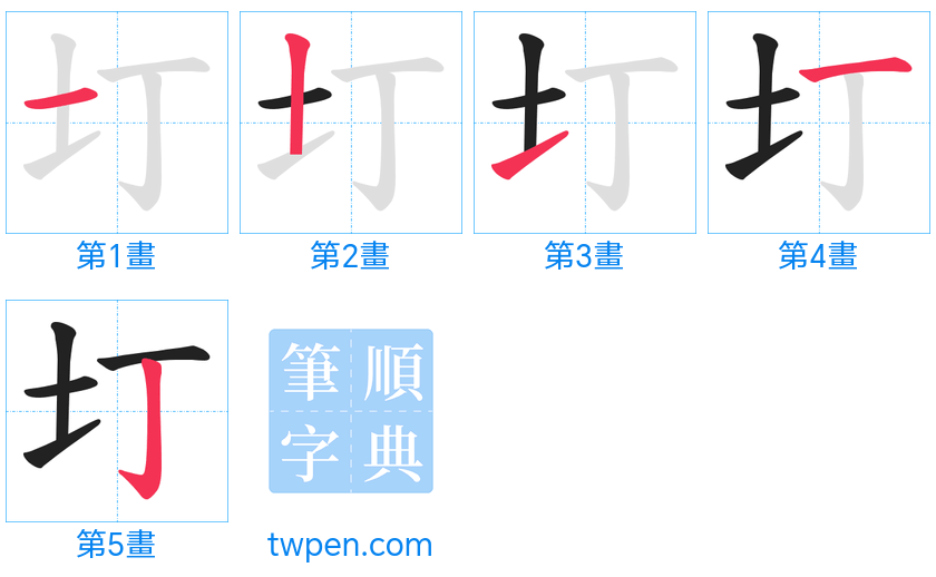 “「圢」的筆畫”