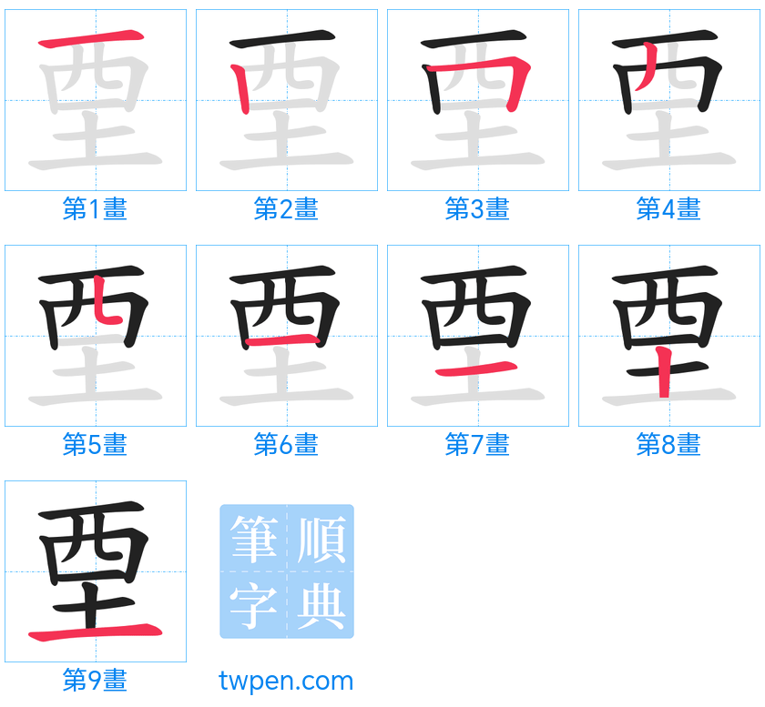 “「垔」的筆畫”