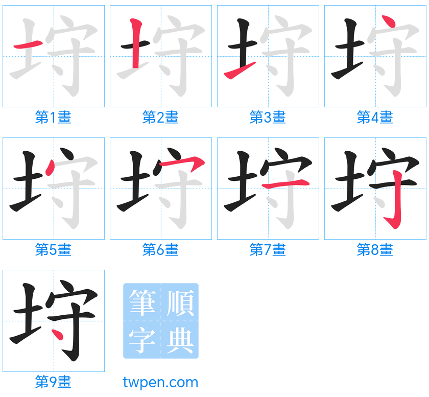 “「垨」的筆畫”