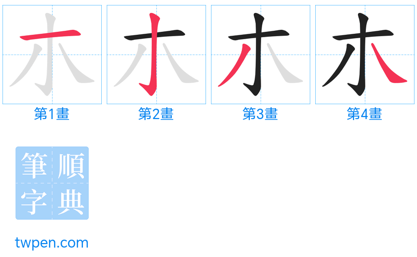 “「朩」的筆畫”