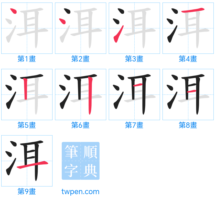 “「洱」的筆畫”