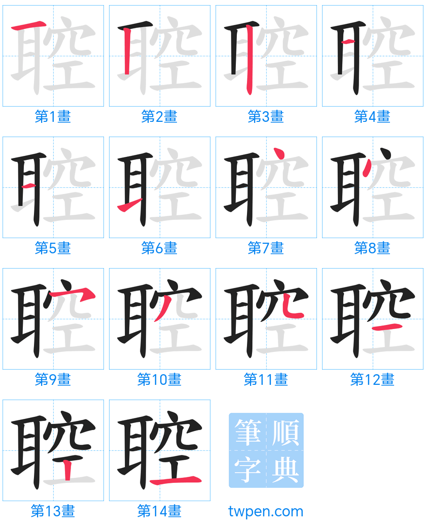 “「聜」的筆畫”