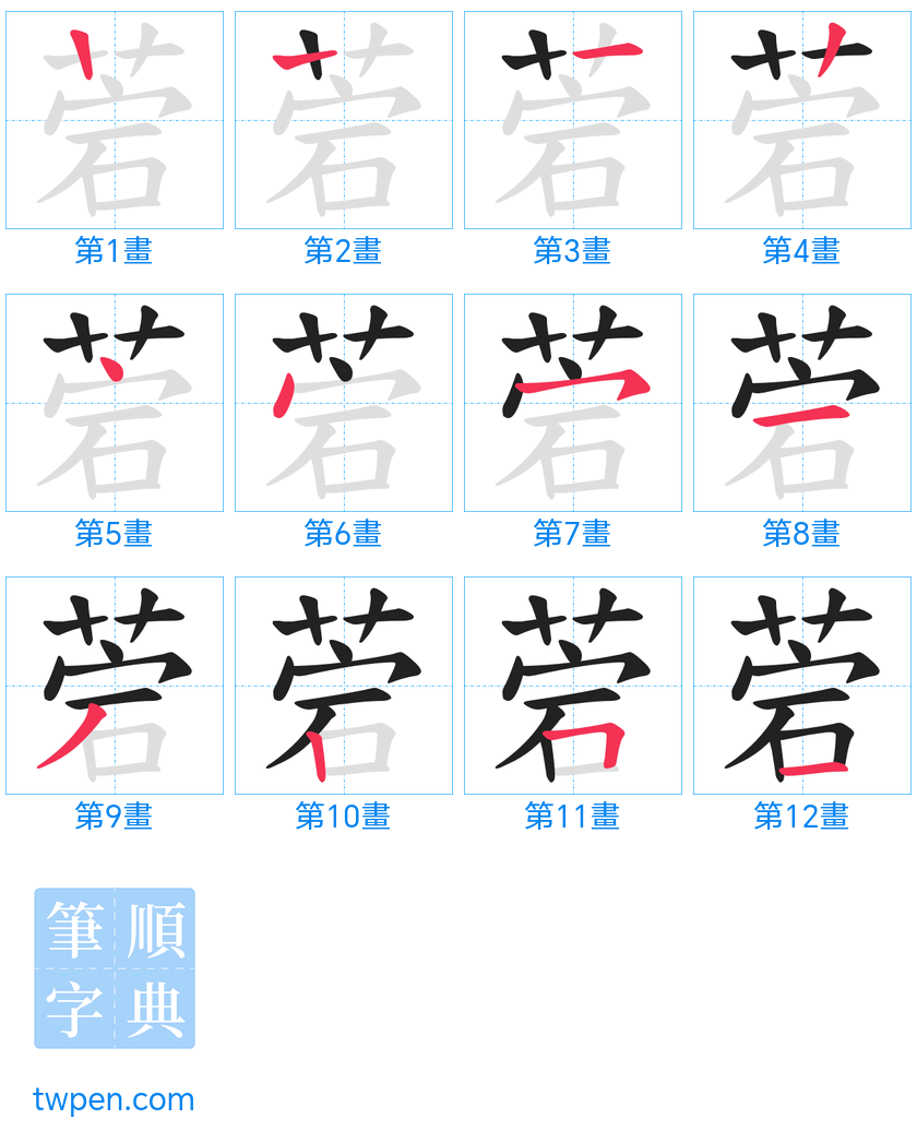 “「菪」的筆畫”