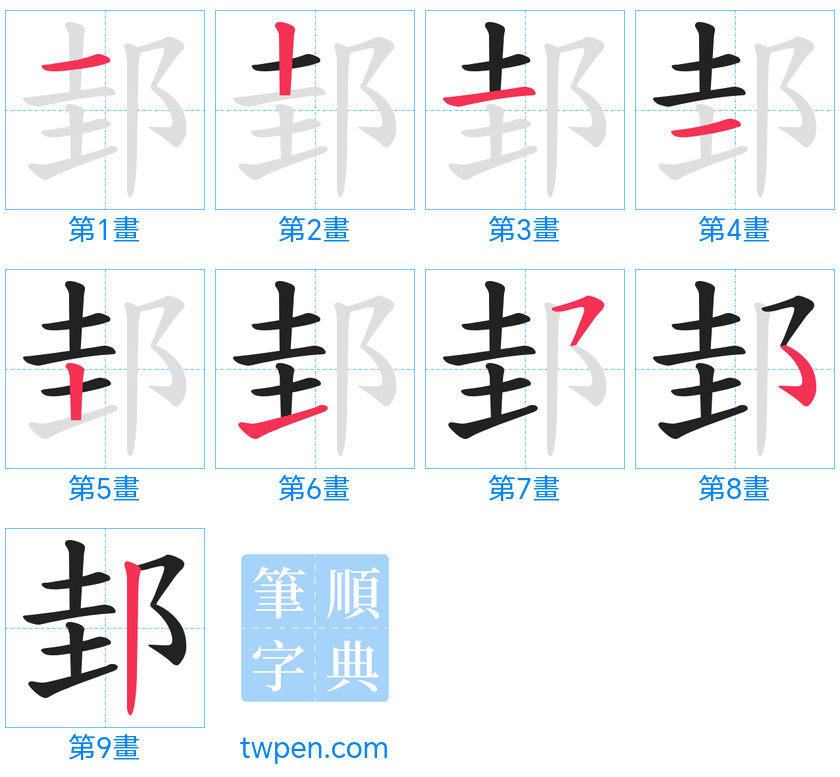 “「邽」的筆畫”